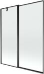 Mexen Flip Kádparaván 1 részes 140 x 150 cm, fekete wzór, fekete - 894-140-101-70-70 Kádparaván (5907709149144)