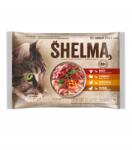 Shelma Nedves Ízkeverék Macskaknak 4X85G Shelma