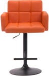  Los Angeles Bárszék - Állítható Magasságú - Fekete-Narancssárga