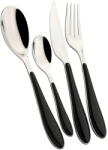 Casa Bugatti Gioia Evőeszközkészlet - 24 részes - Fekete