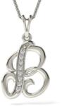  Ezüst ' B' Betűs Medál Nyaklánc - 925-ös Ezüst