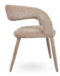 King Home MaMaison IRIS Elegáns Kárpitozott Szék Bézs Szövettel (KHM-MM1501100301) - pepita