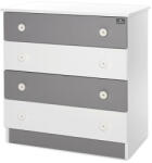 Lorelli Komód - White & amp; Stone Grey