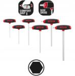 Wiha ComfortGrip hatszögkulcs készlet T-nyéllel 6 részes 45620 (45620)
