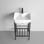 Welland Loft mosdókagyló mosdóállvánnyal - 48 cm - pepita