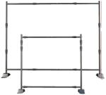  Fotózási háttérállvány, állítható méretek, erős konstrukció, 2, 4x3.0m