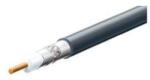 Somogyi Elektronic USE koax kábel, 75 ohm, 305 m/tekercs , fekete kültéri koax kábel 3x árnyékolású three shield koax cable -S 6TSV/BK