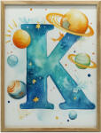  COSMIC K FALI PLAKÁT ALUMÍNIUM KERETBEN 70x100 CM MATT PAPÍR