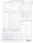  Formular de scrisoare de trăsură internațională pentru camioane