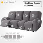  Relax Fotel Huzat (enyhén vízlepergető, 4 üléses, sötétszürke, rugalmas)