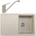 Franke Pachet chiuveta fragranite BFG 611-78 + Baterie Novara Plus, cartus ceramic, Avena (114.0491.655) Chiuveta
