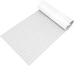  Padlószőnyeg, vízálló, csúszásmentes, szürke csíkokkal, XL