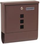 Richter Czech Postaláda Richter Czech, barna, acél, 33, 5×30, 5×10cm, 2 kulcs (0827-37777)