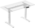 Mark Adler Blik íróasztal keret elektromosan állítható magassággal, szabályozható, 72-118 cm, fém, memorizáló funkció, Fehér