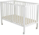  NOVA fa babaágy összecsukható FEHÉR - pepita - 68 560 Ft