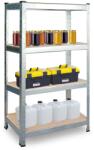 Plonos Fém ipari polcrendszer MDF lapokkal, 150x75x30cm - 540kg teherbírás