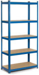 Humberg Fém ipari polcrendszer MDF lapokkal 180x90x40cm - 875kg teherbírás (4848)