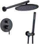  Zuhanycsap, Blackswan, M68.2. 2 típus, matt fekete modell, mérete 25 cm