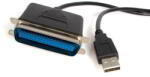 StarTech ICUSB1284 USB - Párhuzamos port Átalakító Kábel - 1.8 m, Fekete