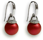Swarovski Rouge Pearl Gyöngy Fülbevaló - 925 Ezüst - 12 mm
