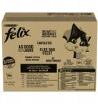 FELIX Fantastic 120x85g Macska Gyümölcskocsonya Kacsa Marha Bárány Csirke