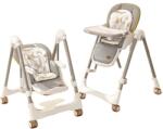  Hordozható baba étkezőszék, állítható magasságú, többfunkciós kivitel, 2 az 1-ben szürke