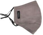 PureMe Maszk, Újrafelhasználható, Állítható füllel, Vászon, 2db N95 szűrővel a csomagban, szürke (PUREME-LN-Cgrey) - pepita