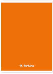 Fortuna Füzet vonalas FORTUNA Monocolor A/5 32 lapos narancssárga