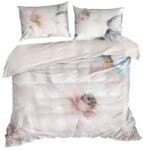 Eurofirany Szatén ágynemű 220x200 Premium 18 púder rózsaszín virágok Eurofirany