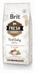 Brit Fresh Fit&Slim Kutyaeledel idős és túlsúlyos kutyáknak Pulykaborsó 12kg
