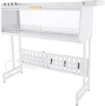  Edénylefolyó állvány, rozsdaálló kivitel, helytakarékos tároló, FEHÉR