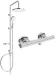 Mexen Erik Slim Termosztátos Zuhanygarnitúra - Króm (5907709180451)