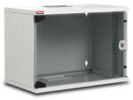 Lande LN-SH09U5440-LG-F0 NETbox SOHO 19" 9U 540x400 szürke fali rack szekrény