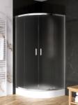 NEW TRENDY Suvia cabină de duș 90x90 cm semicircular crom luciu/sticlă mat K-5120 (K5120)