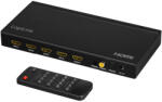 LogiLink HDMI kapcsoló, 4x1 port, multiviewer, 1080p/60 Hz, skálázó, RC