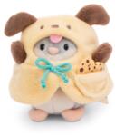 NICI плюш MyMochi Хамстер Shai 8cm в костюм на кученце и бисквитка, комплект подаръчна опаковка 8, 5x (61144)