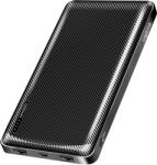 LogiLink Power bank 10000 mAh, 2x USB-A, USB-C, gyorstöltéssel, fekete - pcx