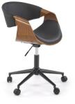 Halmar BILBO irodai szék, fekete / dió