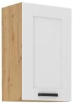 TEMPO KONDELA Felső szekrény, fehér/artisan tölgy, LULA 45 G-72 1F - mindigbutor