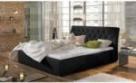 Eltap Milano 180x200 fa keretes ágy fekete