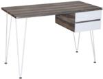 Fortrade Tiara irodai asztal (fehér + dió) - mindigbutor