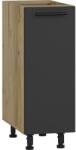 Halmar VENTO D-30/82 alsó szekrény, szín: craft tölgy/antracit - mindigbutor
