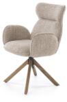 Halmar K585 forgatható szék, szín: sötét bézs/világos dió - mindigbutor