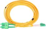 Extralink PATCHCORD SC/APC-LC/APC SM 9/125 DUPLEX 3.0MM 1, 5M - 1, 5 m InfiniBand és száloptikai kábel 2x SC FTTH Sárga (EX. 1421) (EX.1421)