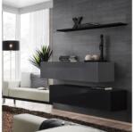 Wipmeble SWITCH 27 szekrénysor SB2 fekete-szürke - mindigbutor