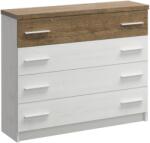 WIPMEB MARKOS komód (Anderson tölgy - fehér) - mindigbutor