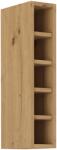 TEMPO KONDELA Felső nyitott szekrény, artisan tölgy, MONRO 15 G-72 OTW - mindigbutor