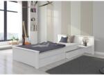 ADRK Ágy ALDEX SHELF 200x90, Fehér - mindigbutor