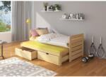 ADRK Dupla ágy matracokkal TOMI 180x80, Természetes fenyő - mindigbutor
