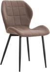 TEMPO KONDELA Étkezőszék, barna/fekete, MAKENA TYP 1 - mindigbutor